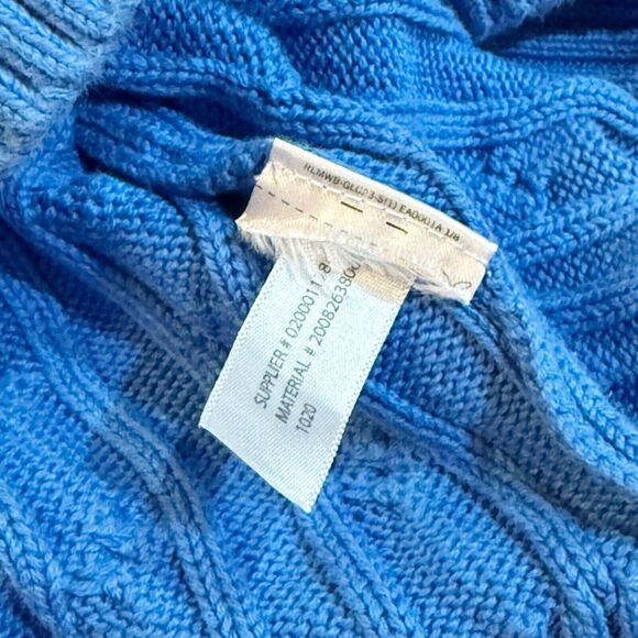 Lauren Ralph Lauren Womens Cable Knit Sweater Size L Preppy Old Money Cotton EUC - Picture 11 of 11